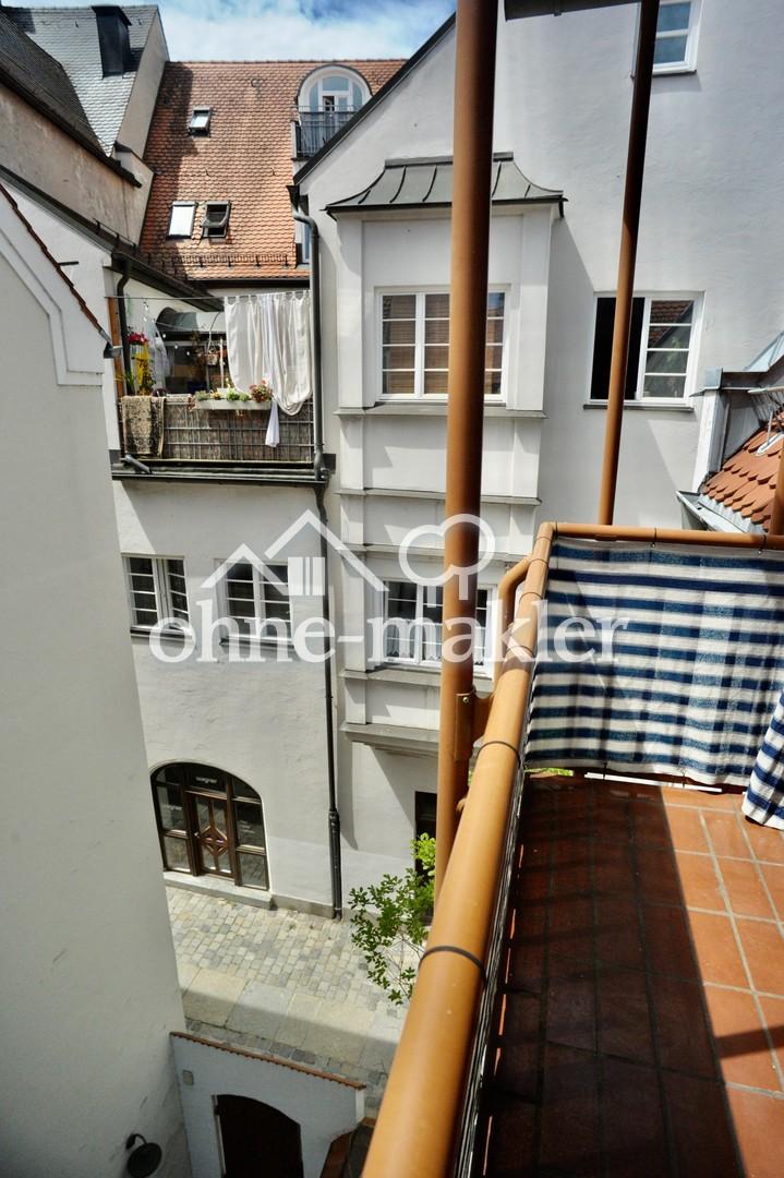 Aussicht vom Balkon