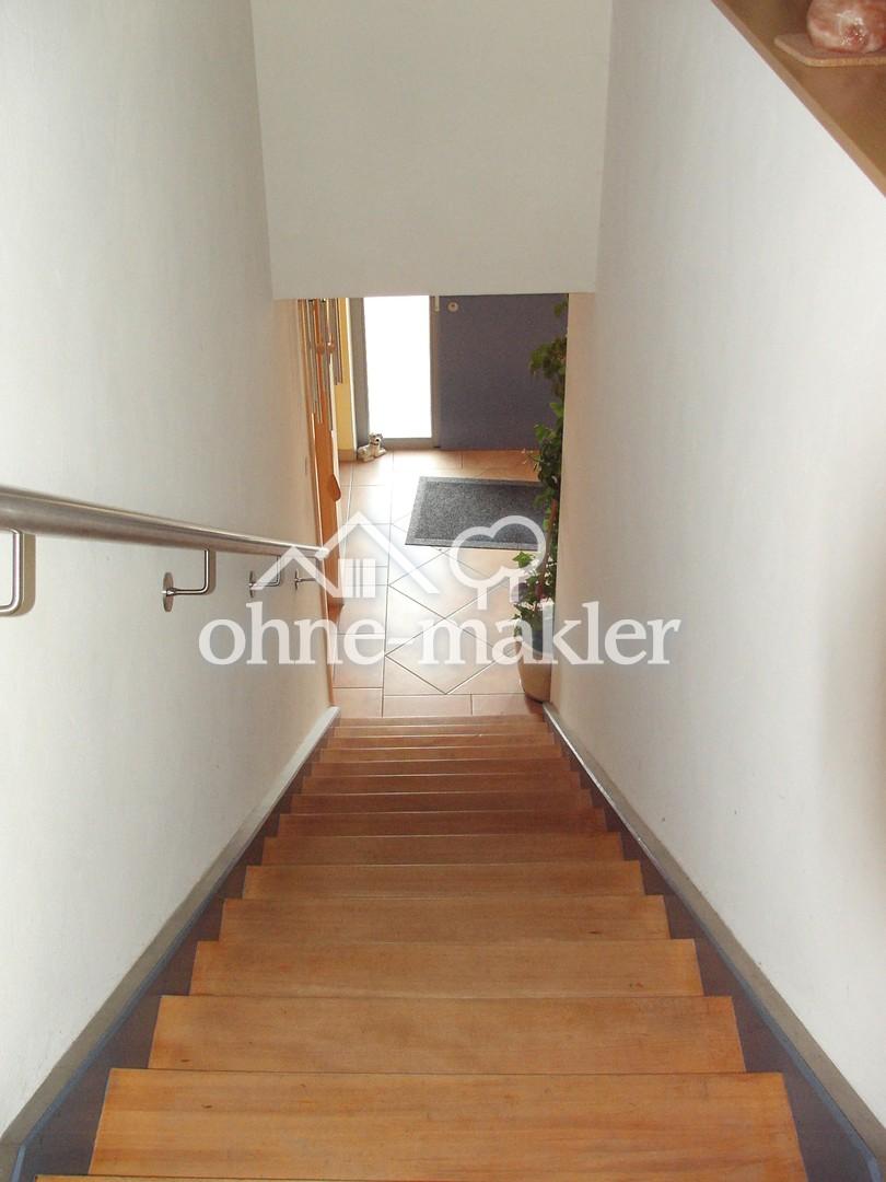 Treppenaufgang von oben