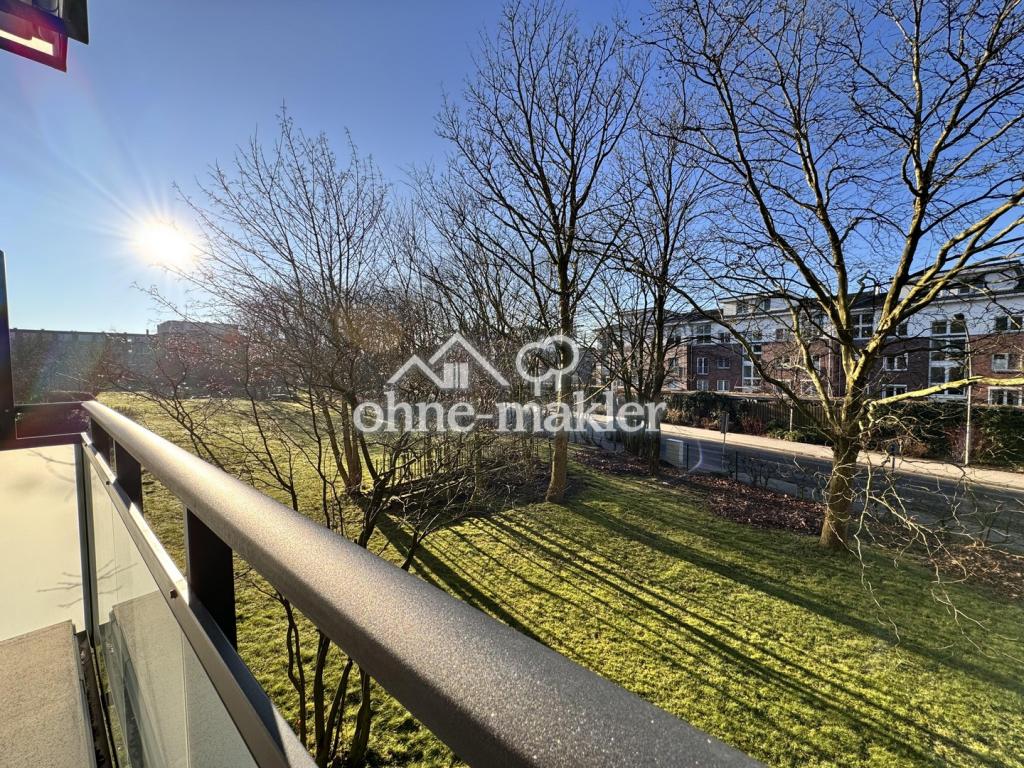 Aussicht vom Balkon im 1.OG