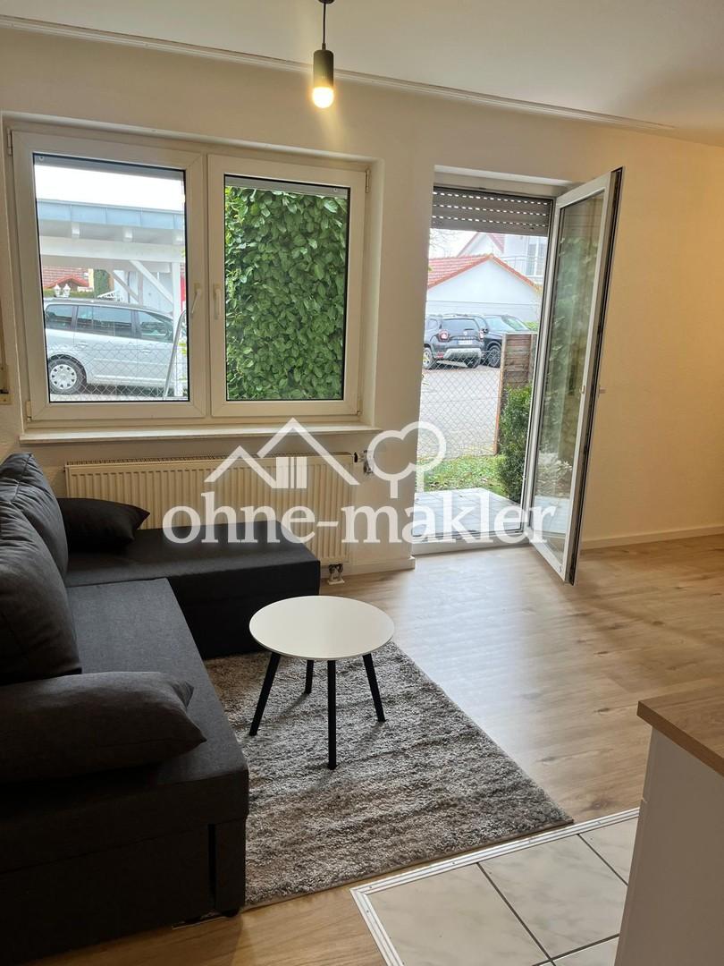 Gemütliche 1,5-Zimmer-Wohnung möbliert mit Terrasse und Garten in Bad Rappenau-Fürfeld - Foto 2