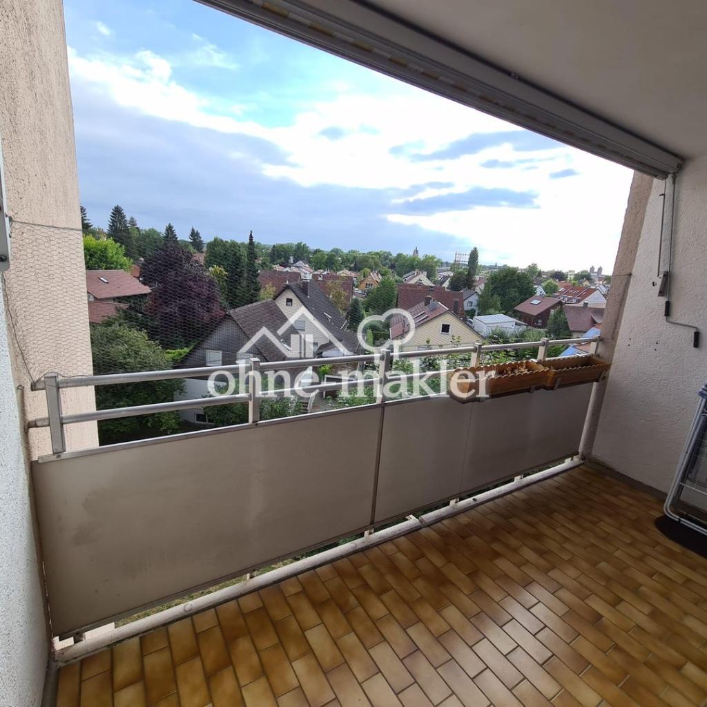 Sicht vom Balkon