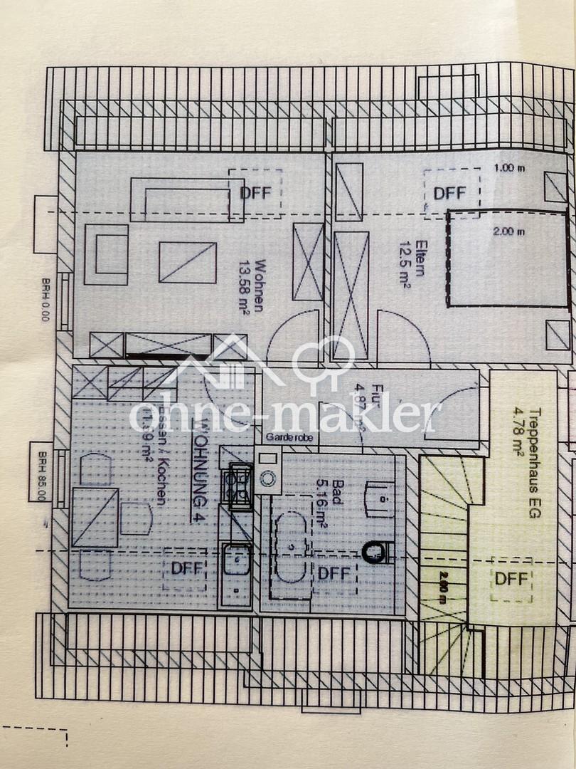 Grundriss 2.5 Zimmer Whg.