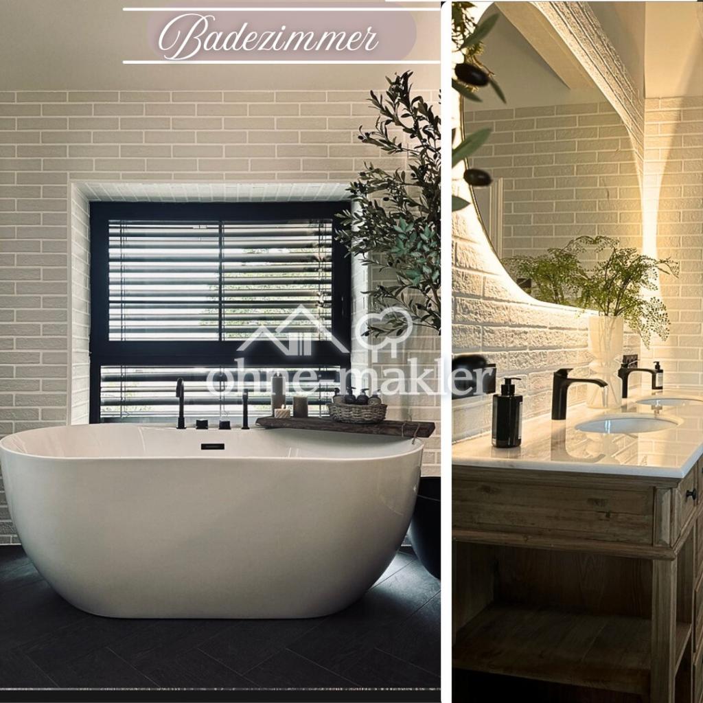 Freistehende Badewanne