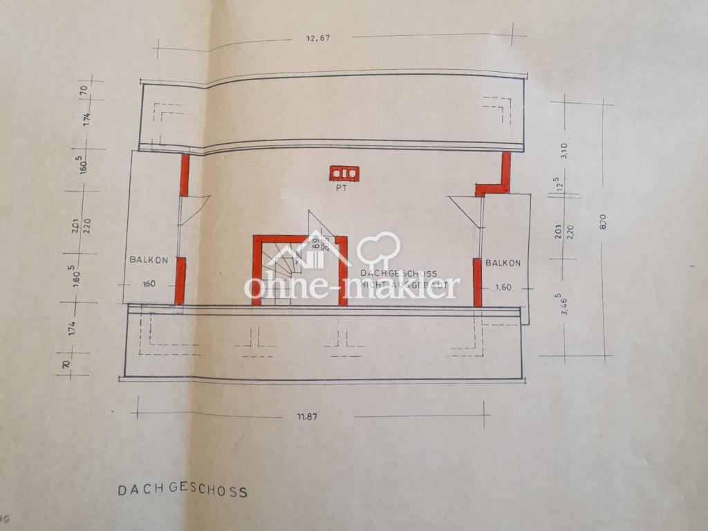 Grundriss Dachgeschoss