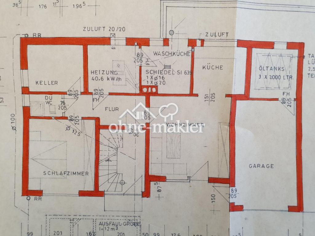 Grundriss Untergeschoss