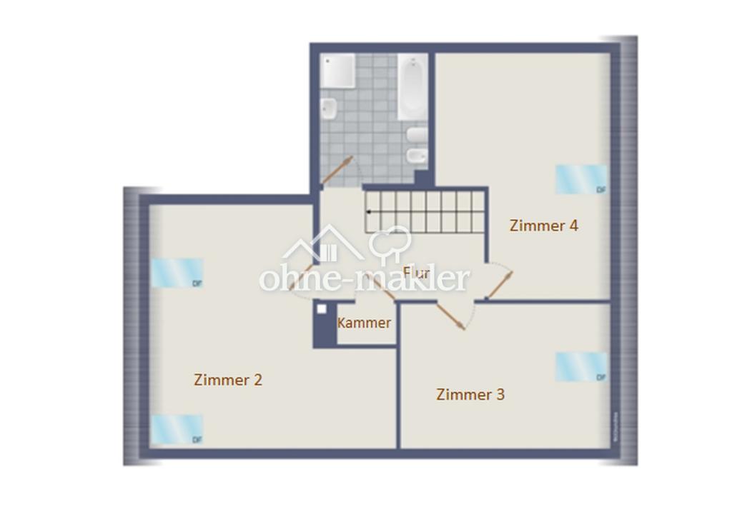 Grundriss Obergeschoss