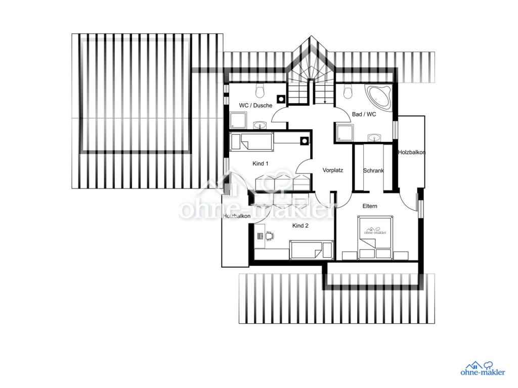 Grundriss Dachgeschoss