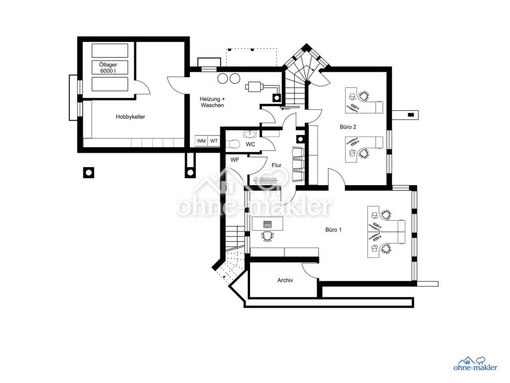Grundriss Gartengeschoss