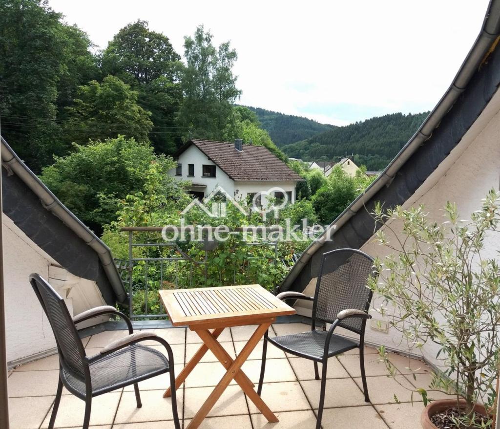 romantische Dachterrasse