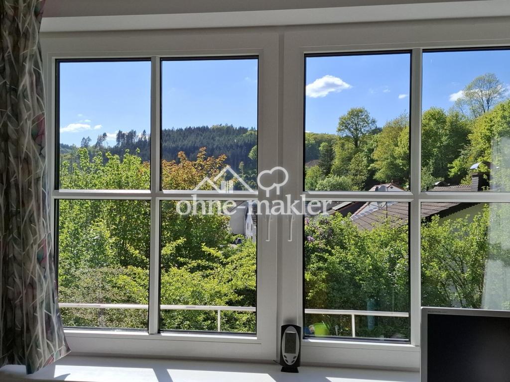 Blick aus dem Bürofenster