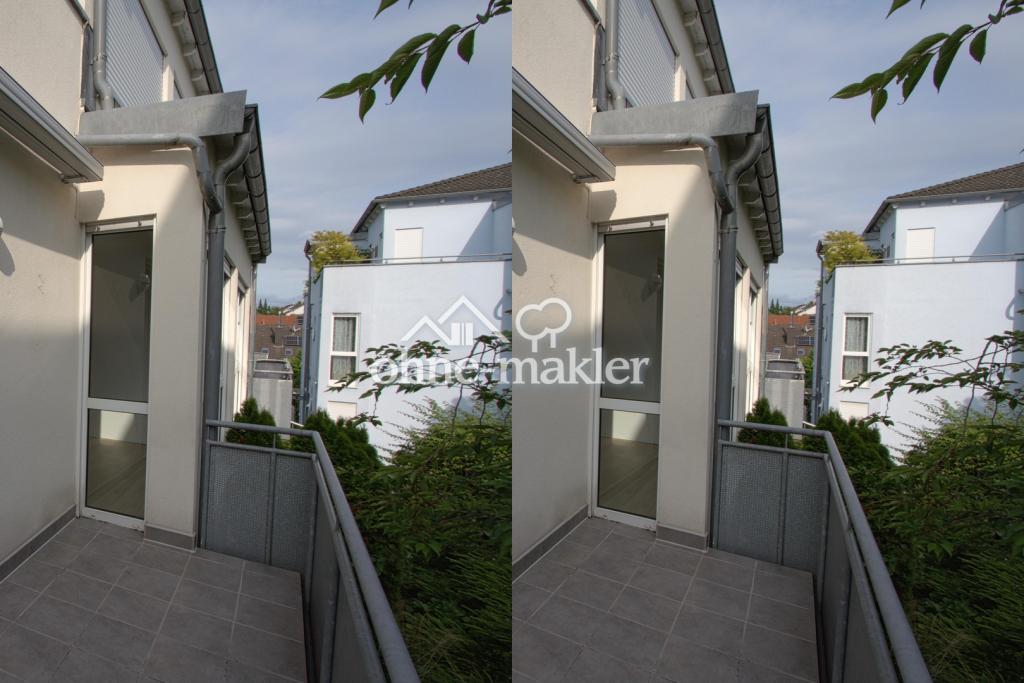Balkon mit elektr. Markise