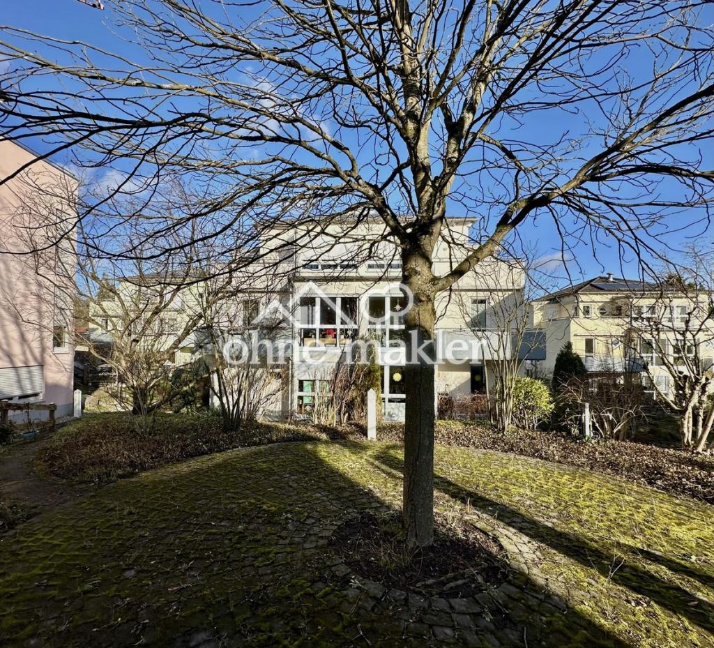 Gartenansicht zur Wohnung