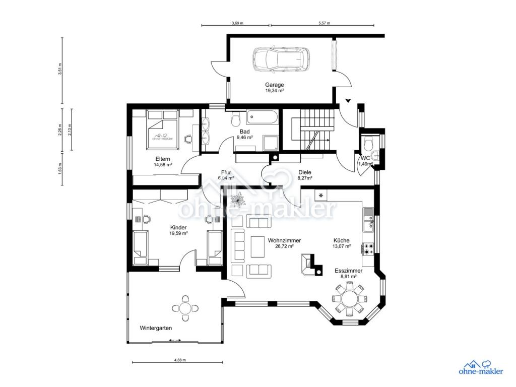 Grundriss EG