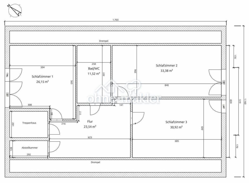 Grundriss Dachgeschoss