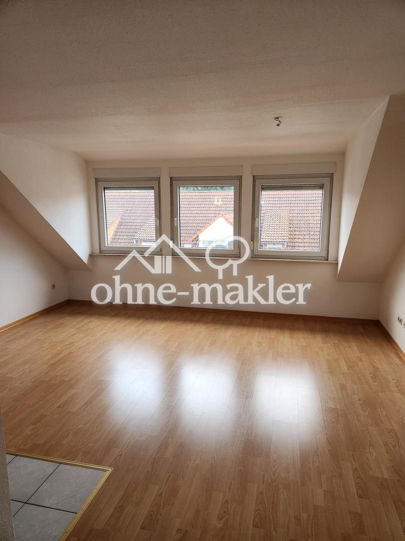 Gemütliche Dachgeschosswohnung in Mühlhausen zur Vermietung - Foto 1