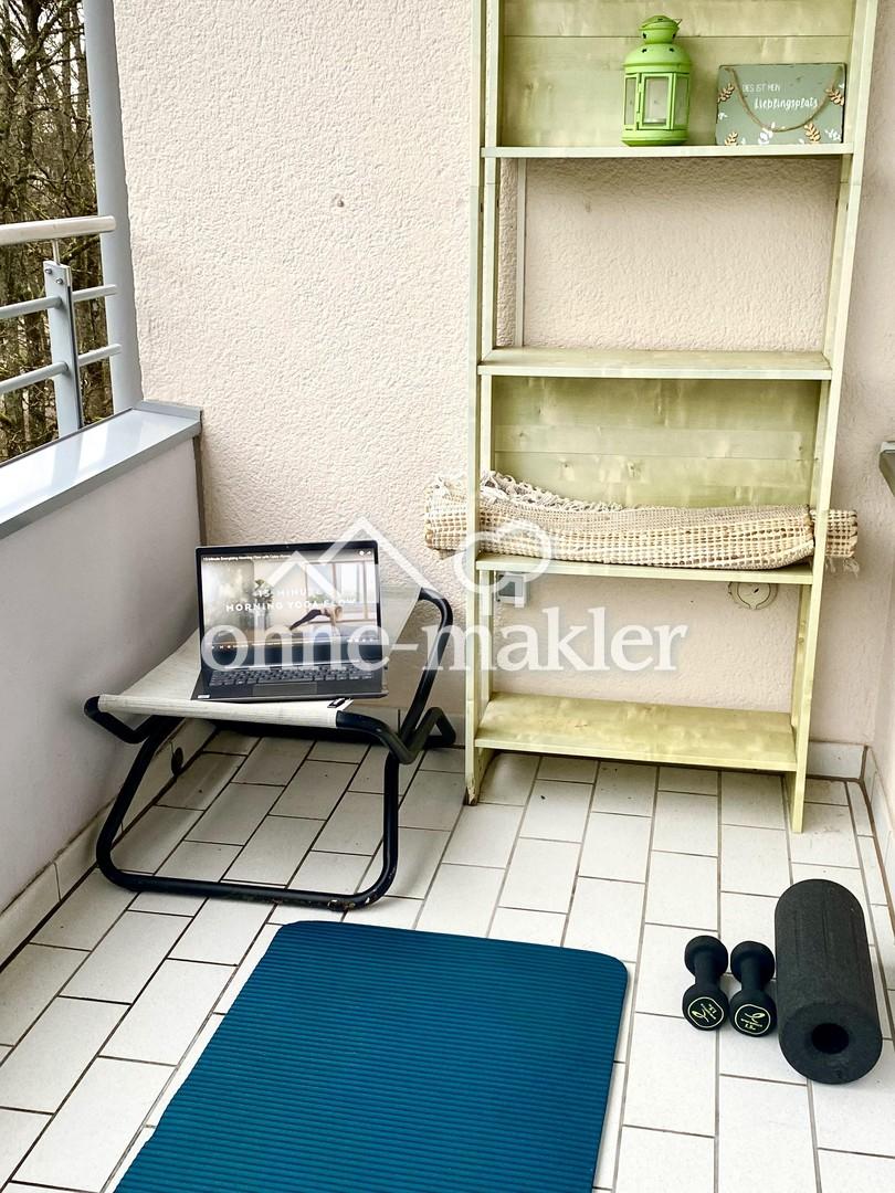 Sport mit Blick auf den Wald