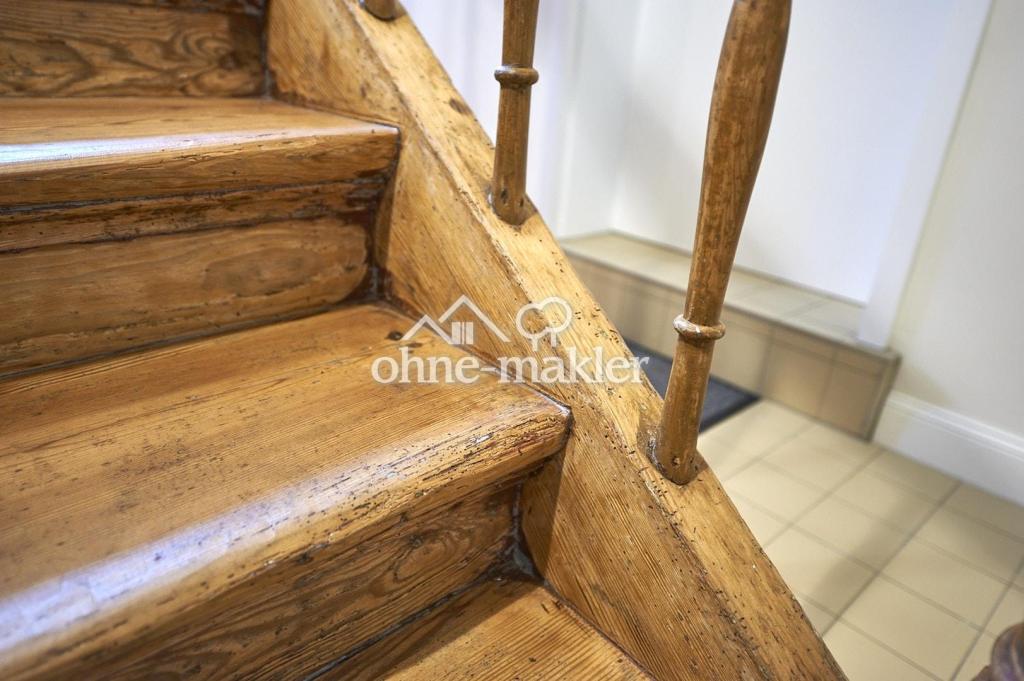 Detailansicht Holztreppe