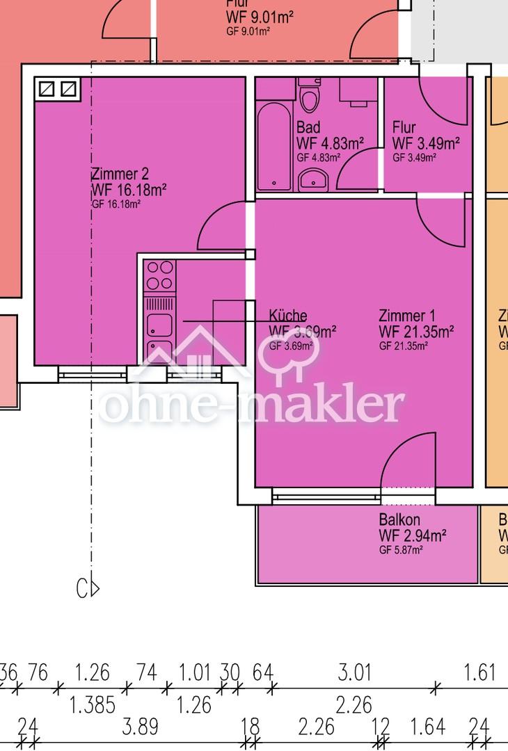 Attratitve 2-Zimmer-Wohnung in Welsleben/Bördeland - Photo 2
