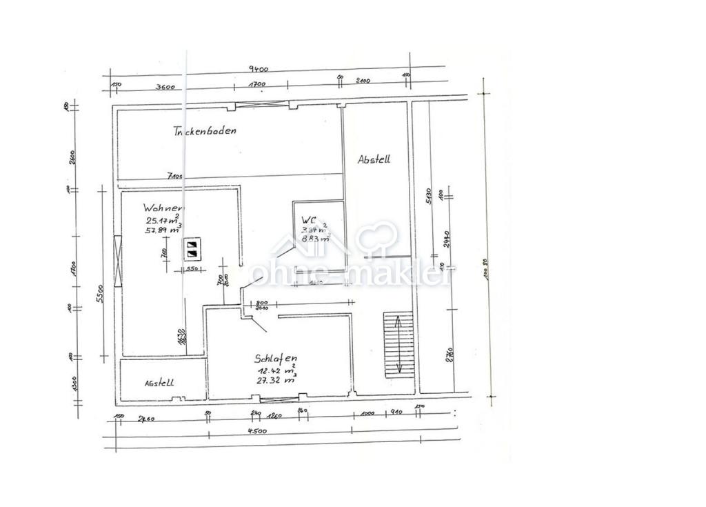 Grundriss Obergeschoss