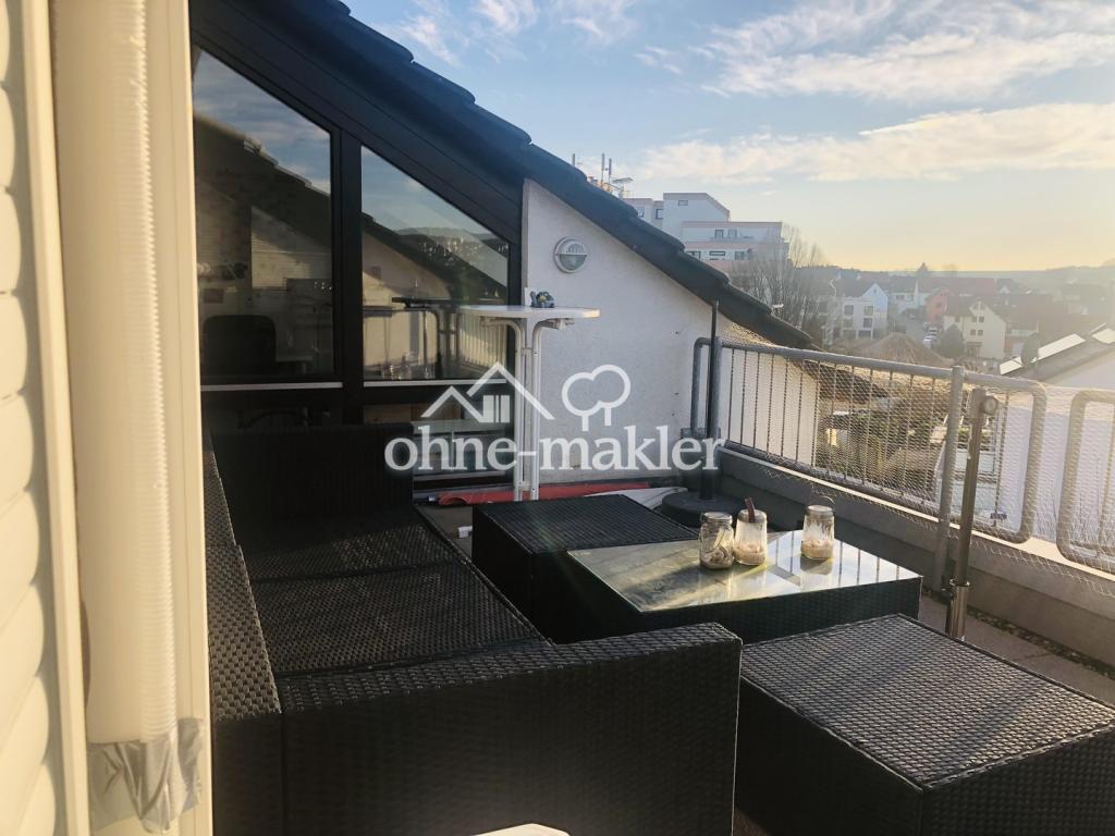 Dachterrasse Blick zu Wohn-Ess