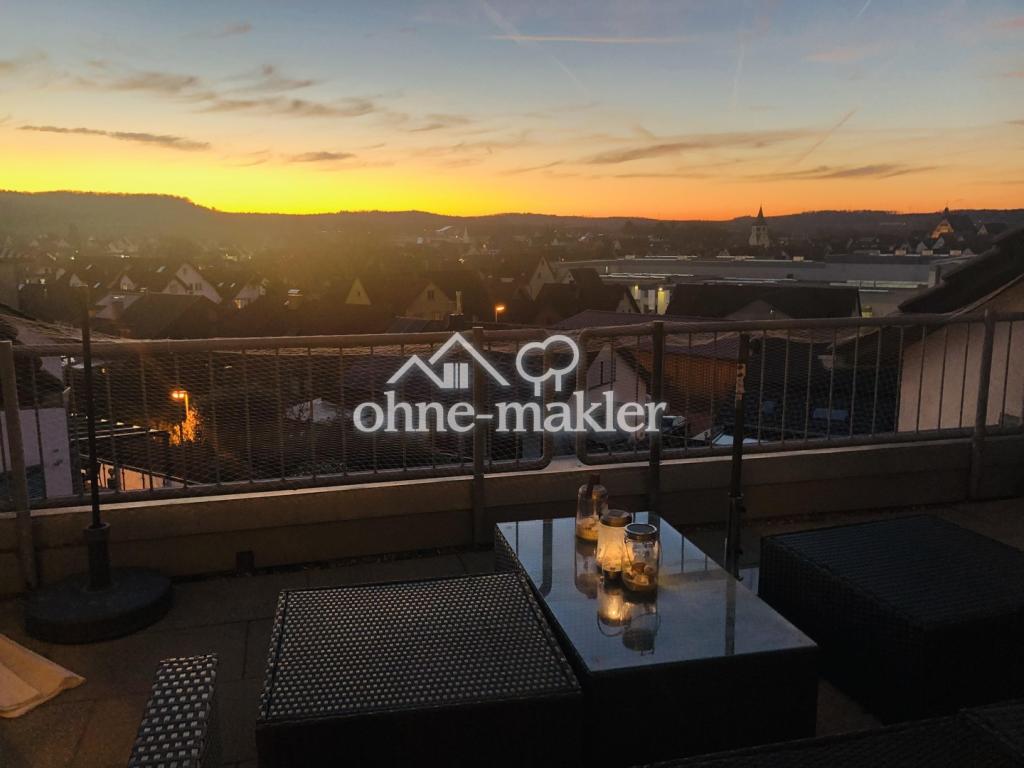 Blick von der Dachterrasse