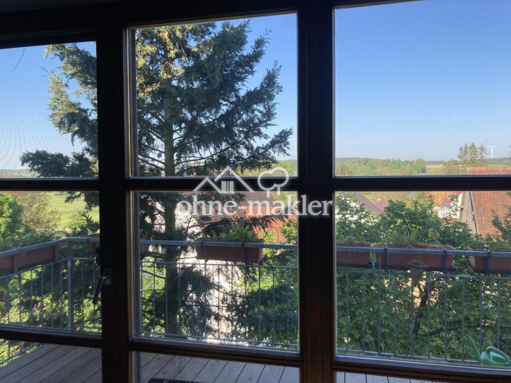 Blick vom Wohn- und Essbereich