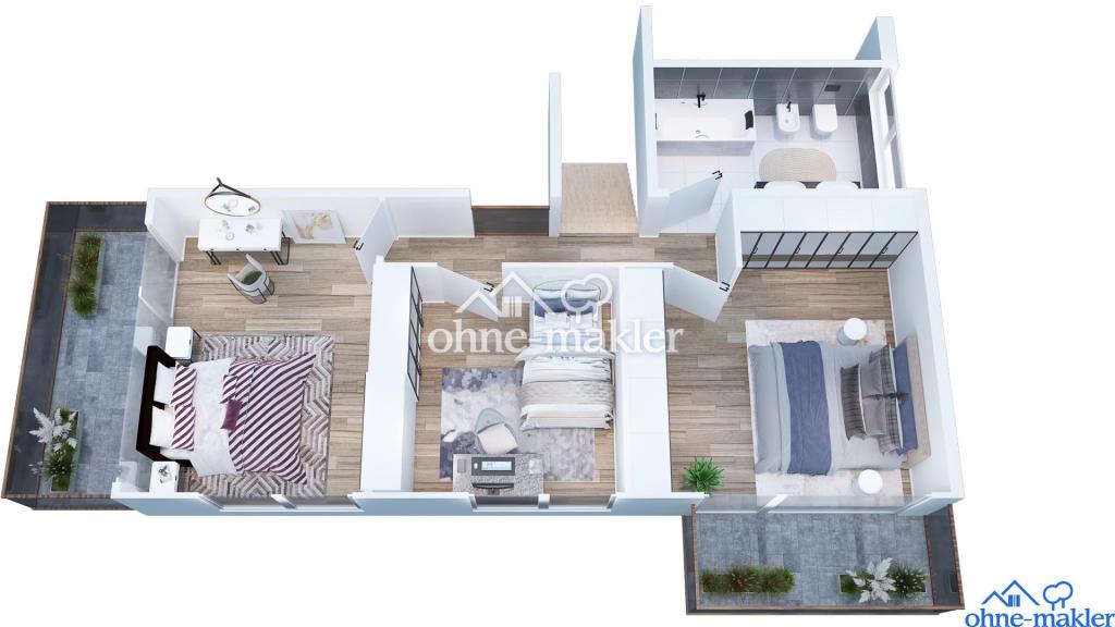 3D Grundriss OG  (Planung)