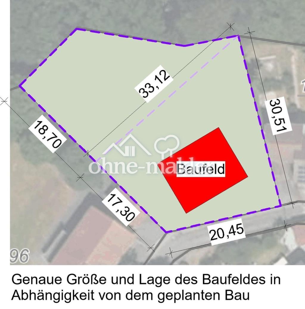 Baufeld ca. Angaben