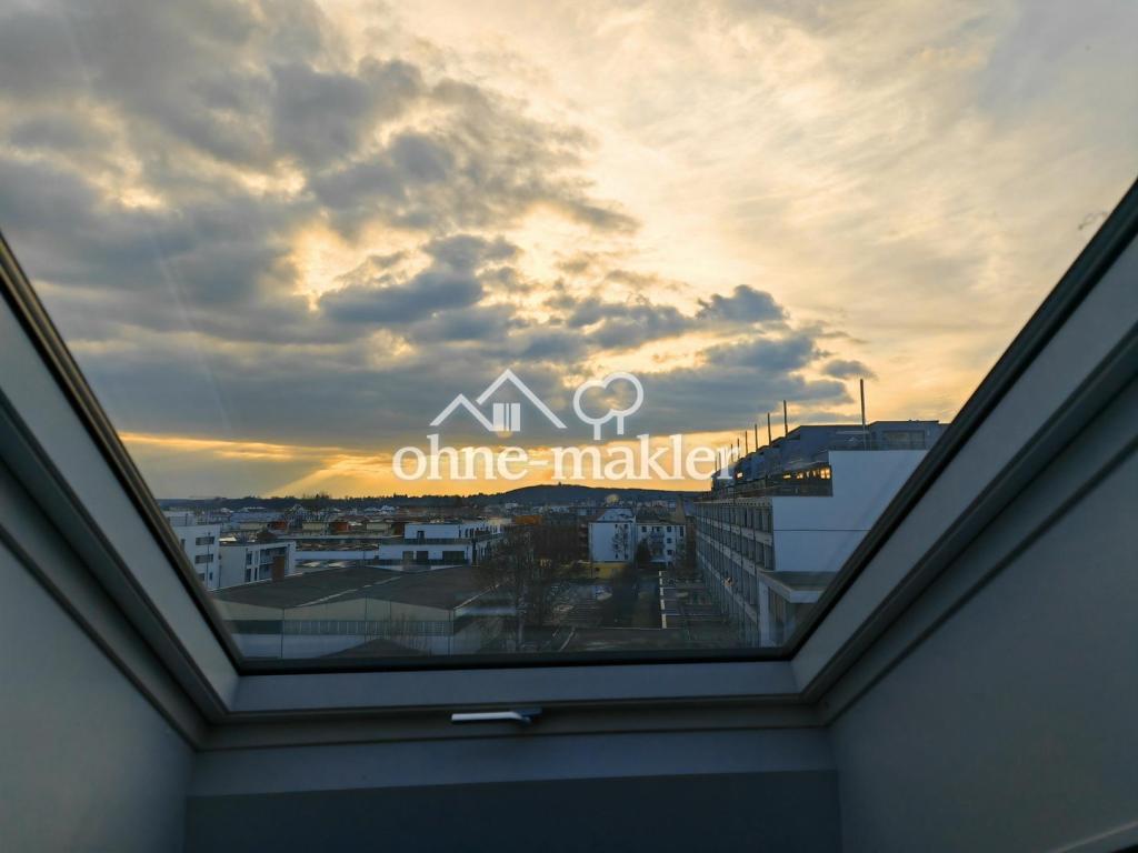 Blick aus dem Dachfenster
