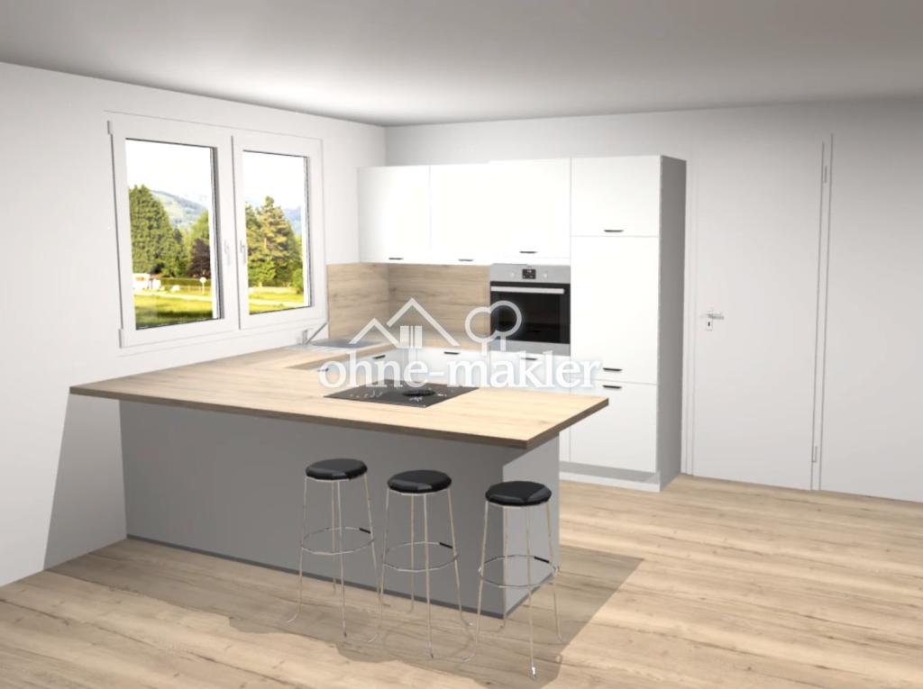 Sonnige 4-Zimmer Wohnung // Garten, EBK und hohen Decken // Neubau in Langenbach - Photo 4