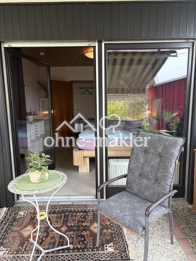 Schlafzimmer mit Terrasse