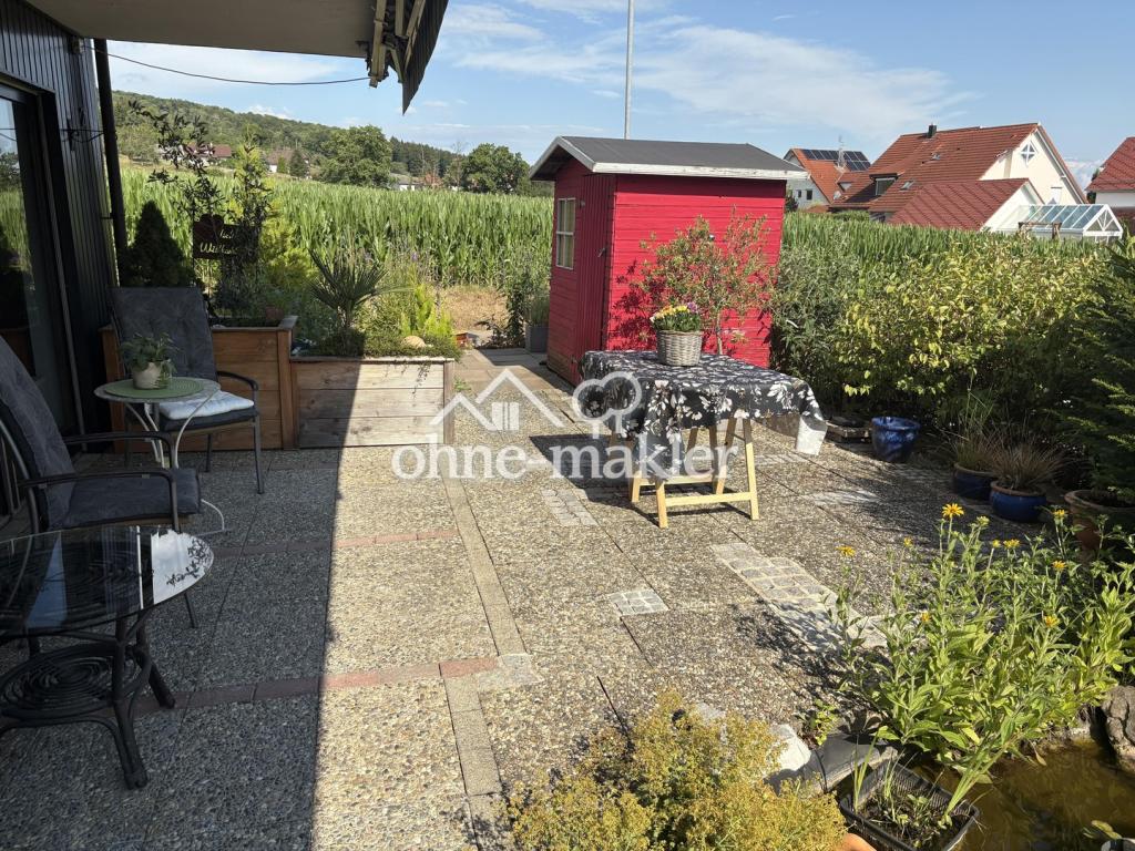 Terasse Blick ins Grüne
