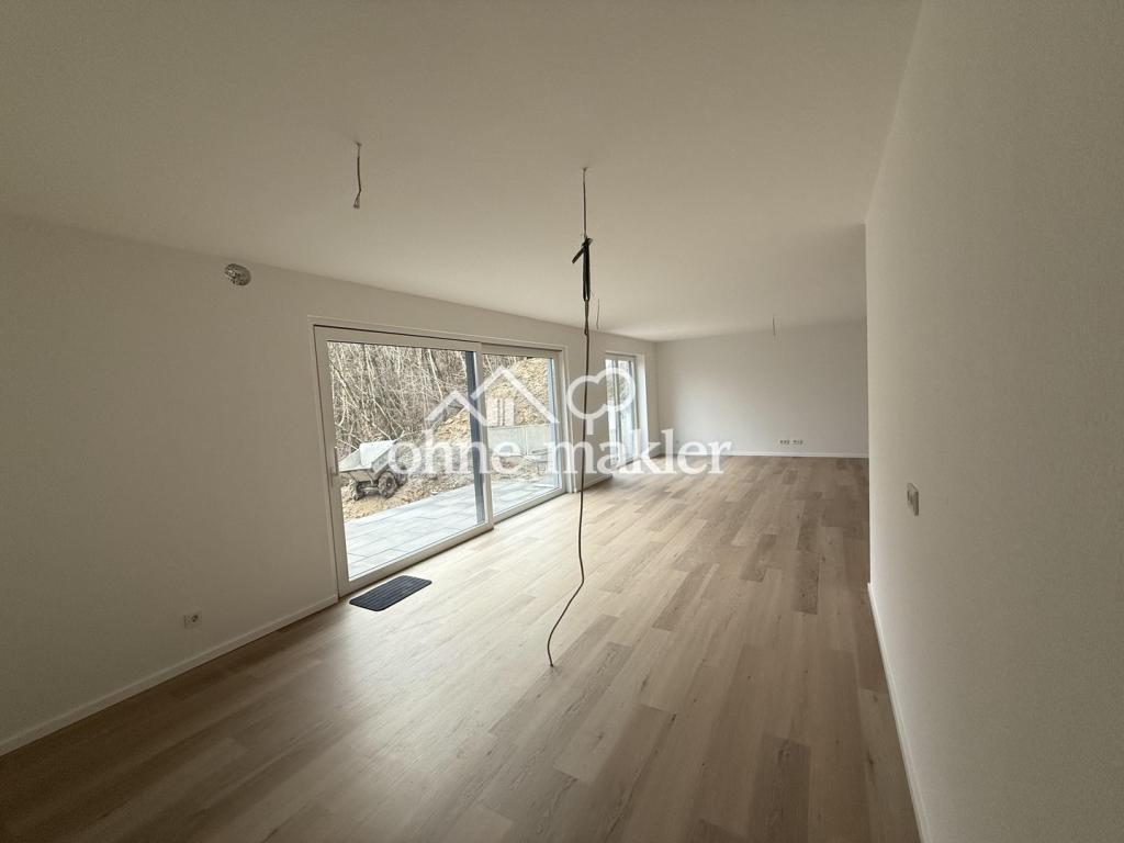 Küche Blick ins Wohnzimmer