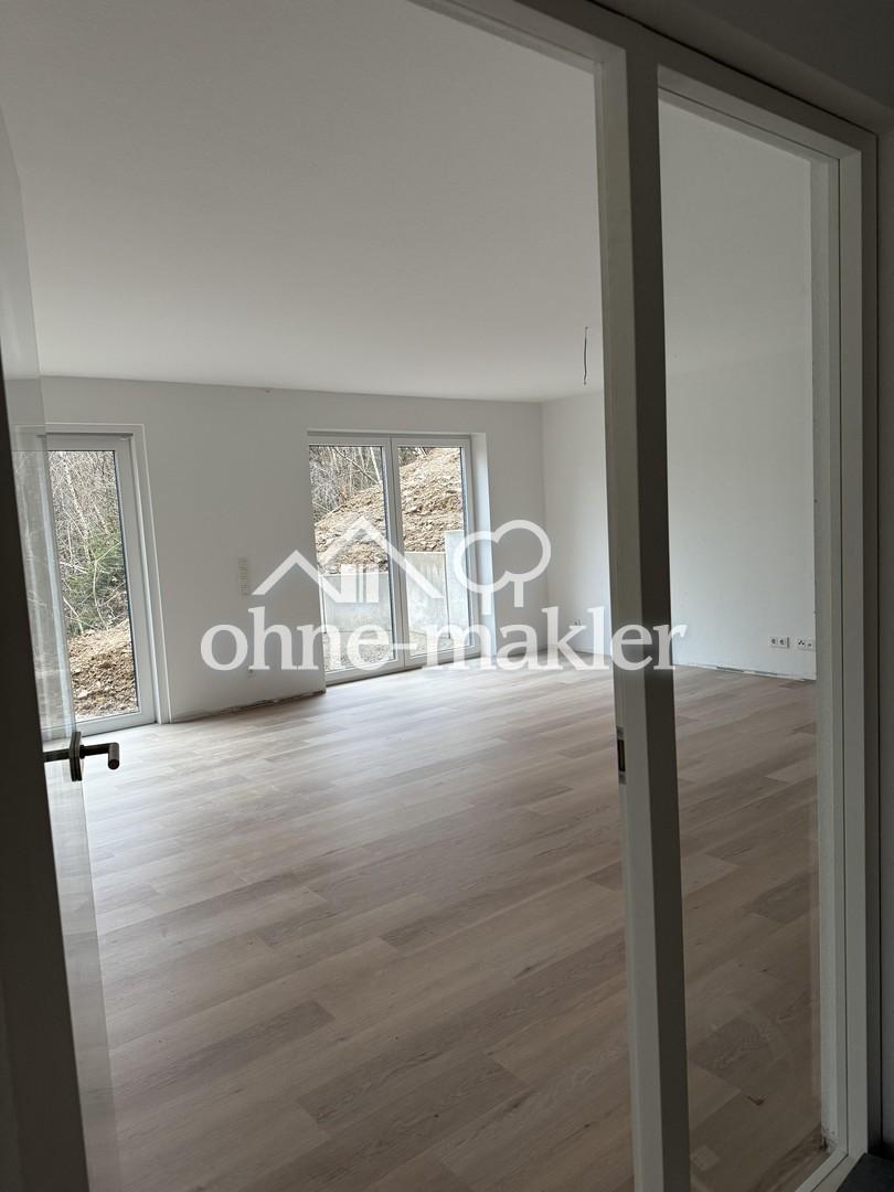 Flur Blick ins Wohnzimmer