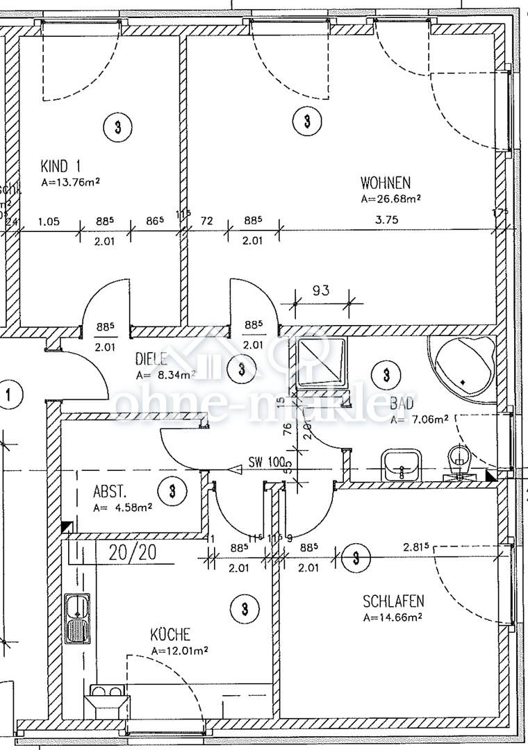 Grundriss Wohnung