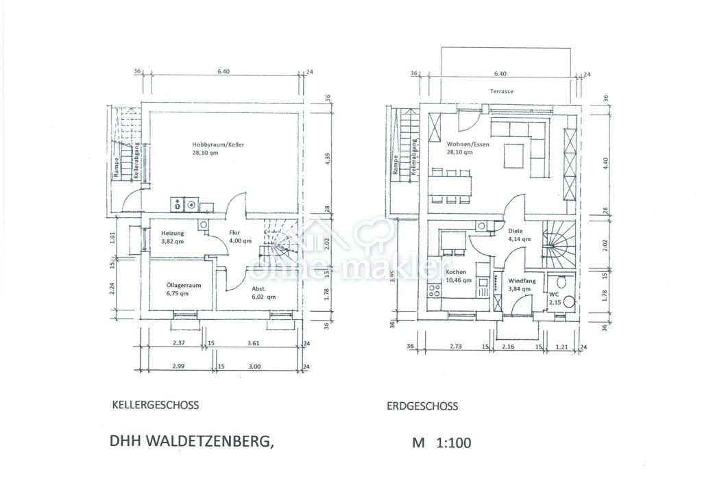 Grundriss EG und KG
