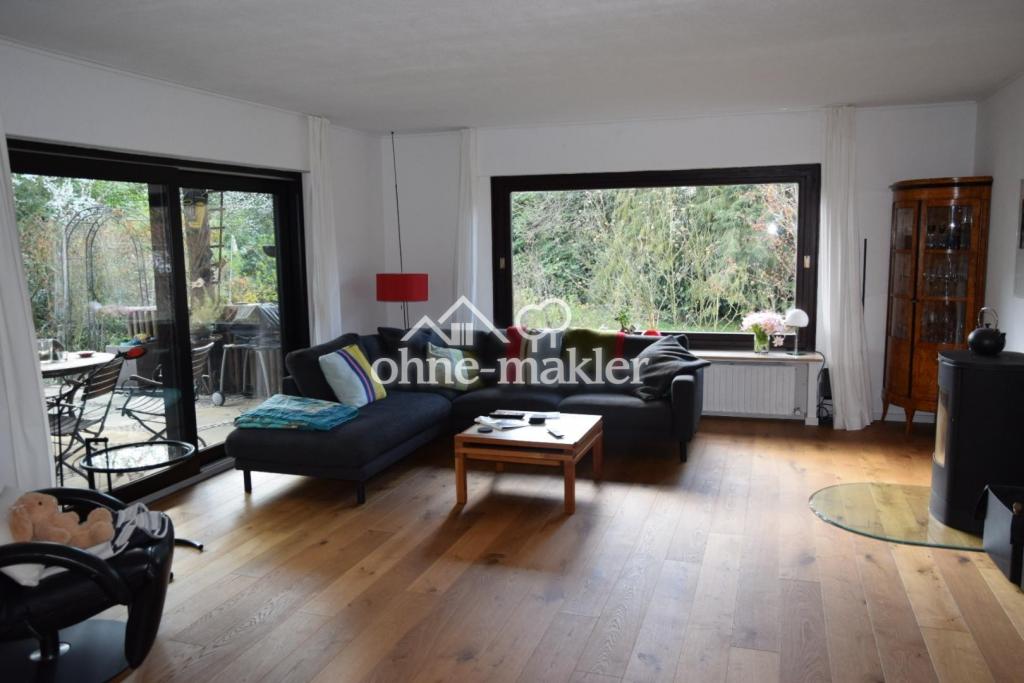 Wohnzimmer mit Kaminofen