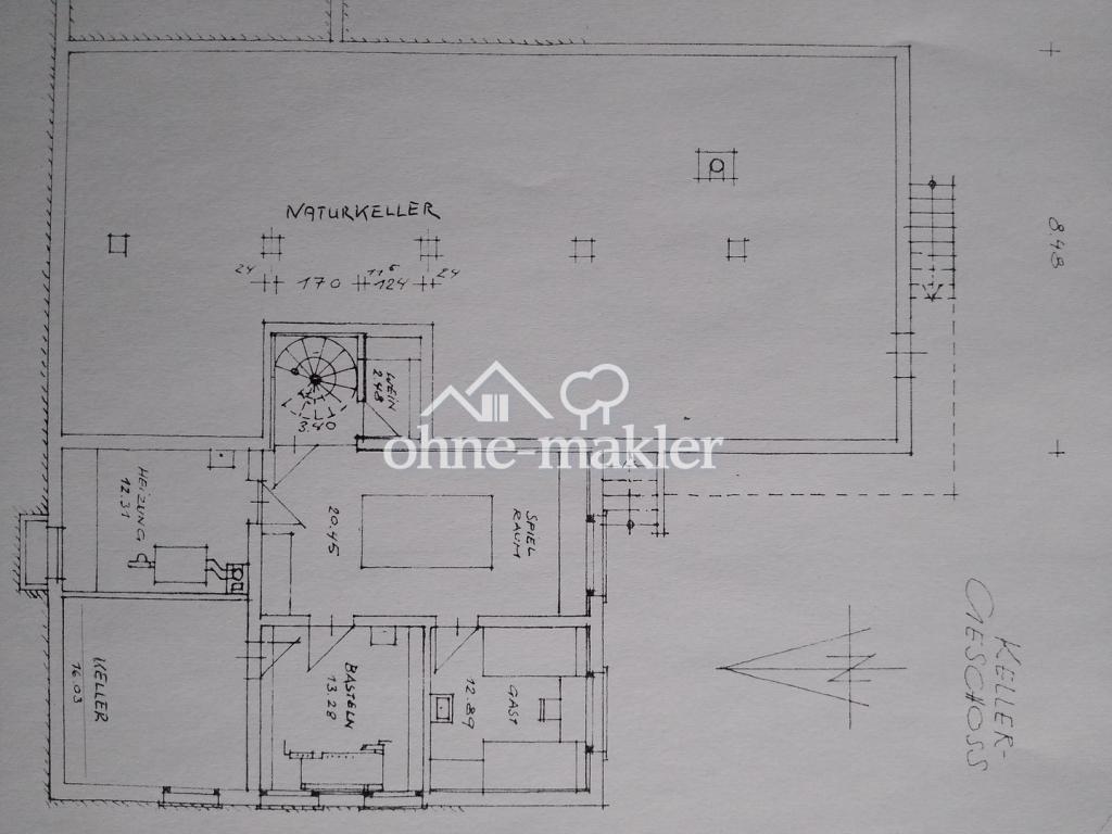 Grundriss Untergeschoss