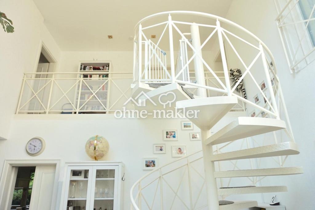 Elegante Wendeltreppe