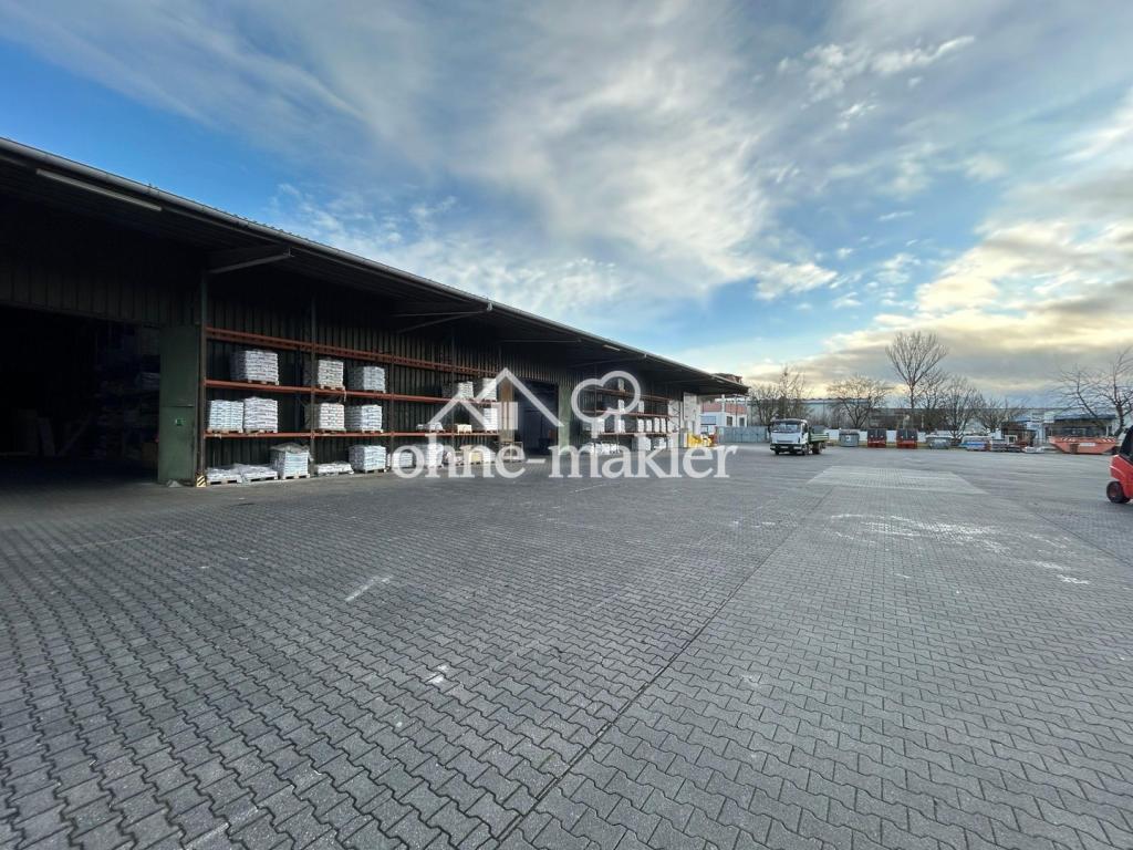 Geschlossene Lagerhalle