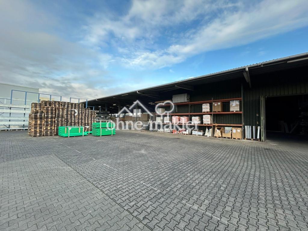 Geschlossene Lagerhalle
