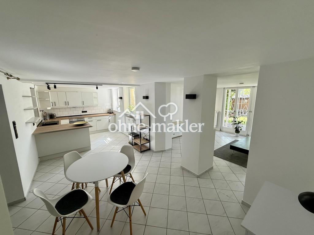 Voll ausgestattete helle Wohnung & Parkplatz im Souterrain mit Whirlpool & Garten - Foto 4