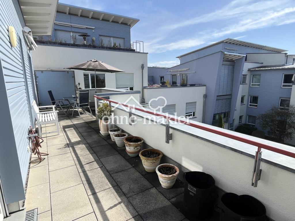 Dachterrasse zum Schlafzimmer