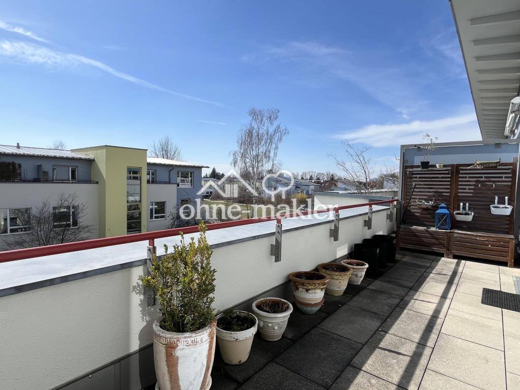 Dachterrasse zum Wohnzimmer