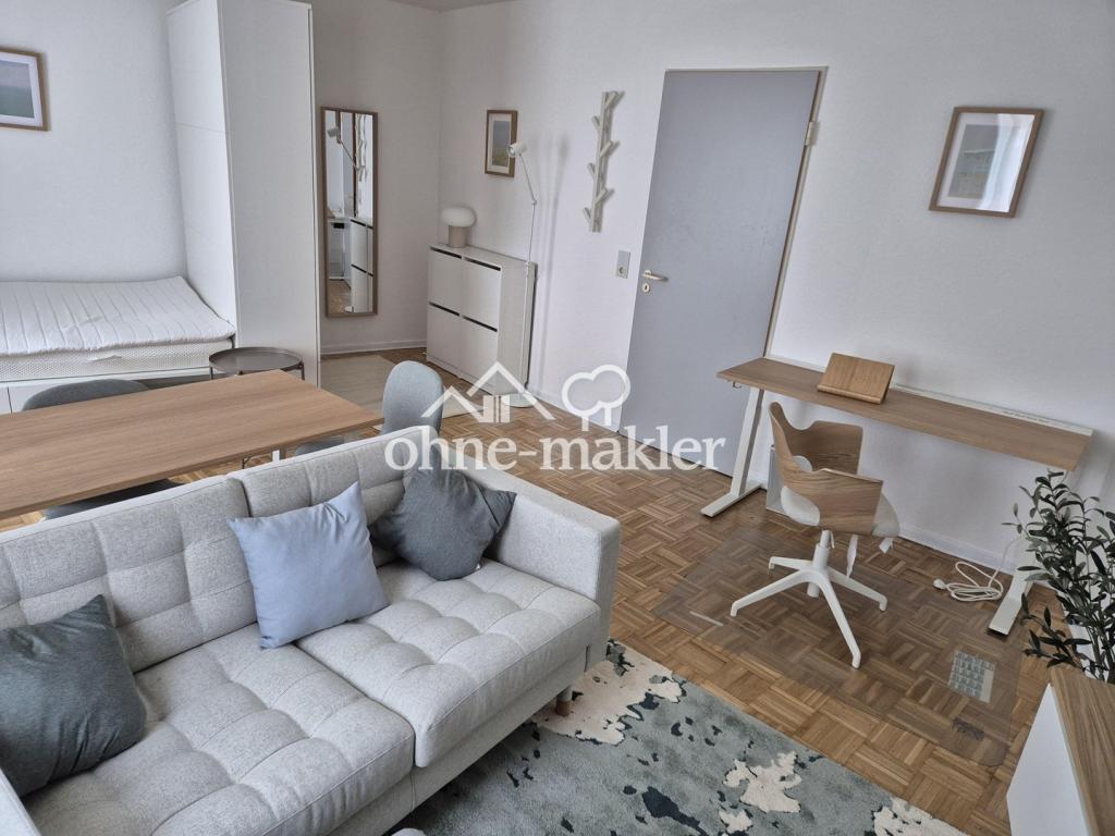 Zentrale, vollmöblierte 1-Zimmer Wohnung nähe Messe / Europaviertel inkl. Keller - Foto 3