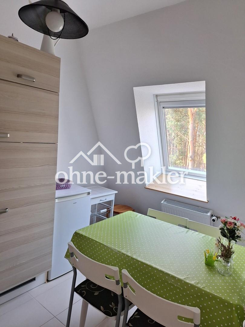 Küche vom Eingang zum Fenster