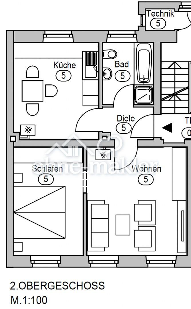 Renovierte 2-Zimmer Wohnung Fürth Innenstadt - Foto 5