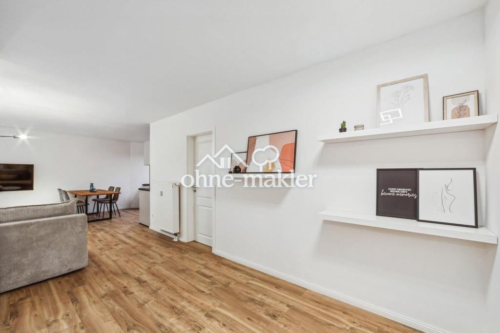 Exklusiv möblierte und renovierte Wohnung, EBK, Balkon und Tiefgaragenstellplatz - Foto 3