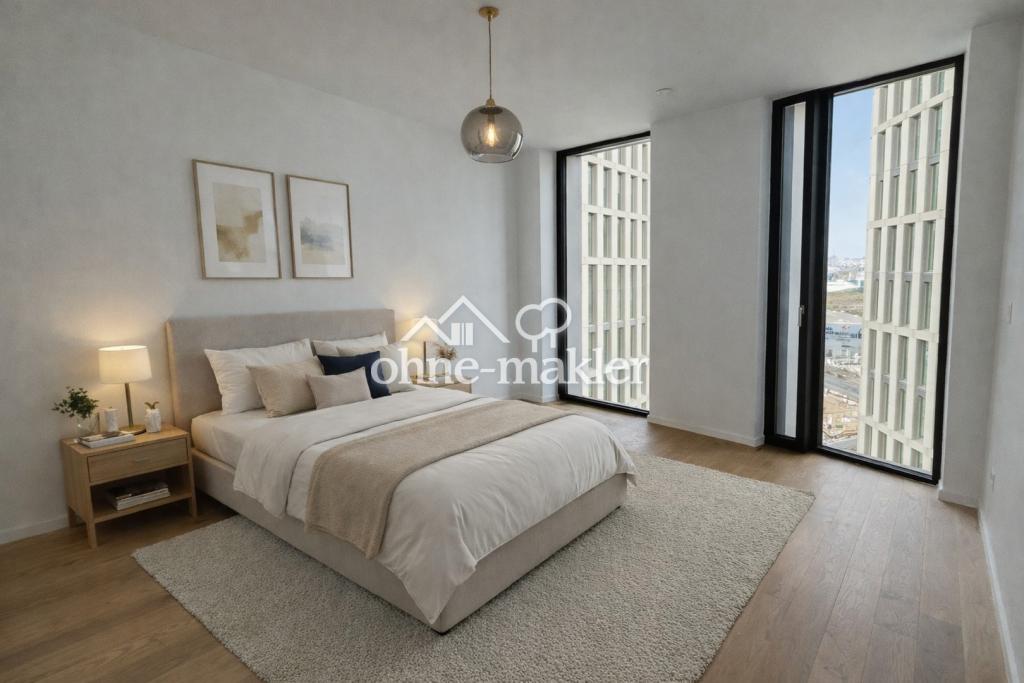 Premium‑Apartment mit aktiver Kühlung, Loggia & Rooftop‑Terrasse – Hafenpark Quartier - Photo 4