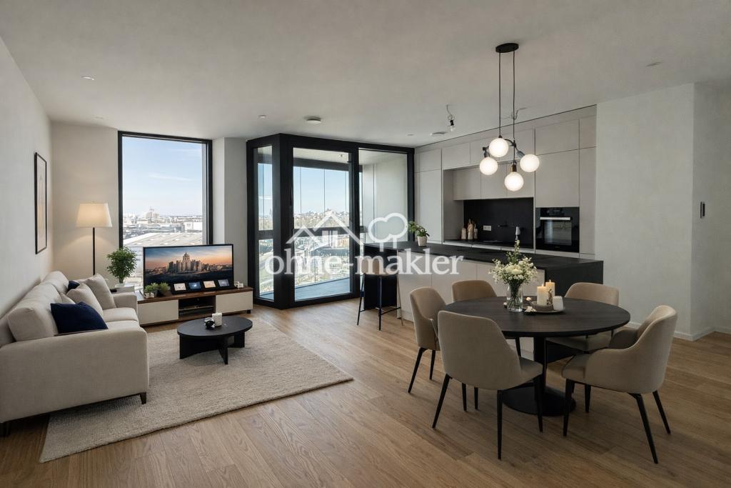 Premium‑Apartment mit aktiver Kühlung, Loggia & Rooftop‑Terrasse – Hafenpark Quartier - Photo 1
